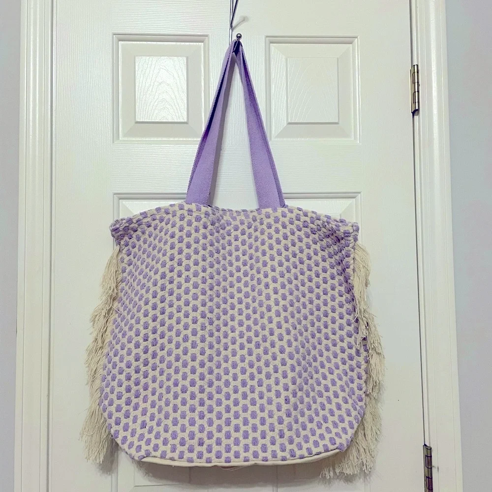 Oversized Cotton tote bag
